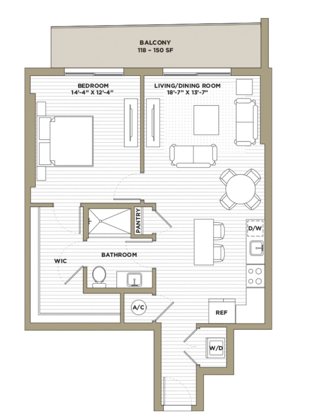 1-Bedroom Suite at Quadro Brickell